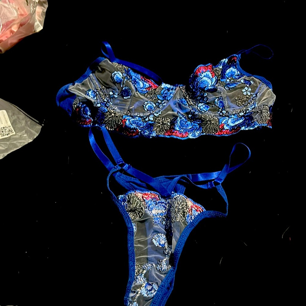 Cute blue lingerie 🤭🫣